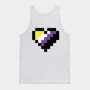 Nonbinary heart Tank Top